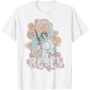 imageStar Wars Princess Leia Retro Rebel TShirtWhite