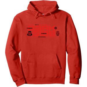 imageStar Wars The Dark Side Darth Vader Darth Maul Sith Villains Pullover HoodieRed