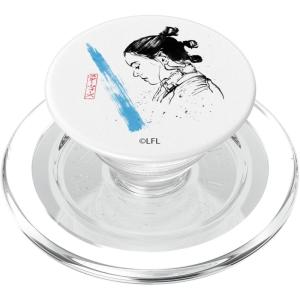 imageStar Wars The Last Jedi Rey Watercolor Sketch PopSockets MagSafe PopGrip for iPhoneMagSafe