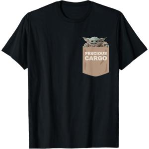 imageStar Wars The Mandalorian The Child Precious Cargo Pocket TShirtBlack