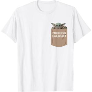 imageStar Wars The Mandalorian The Child Precious Cargo Pocket TShirtWhite
