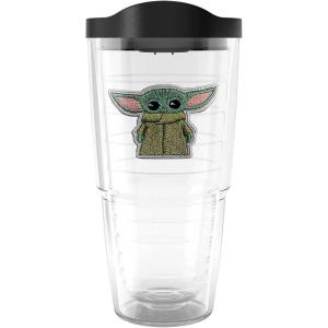 imageTervis Star Wars  Mandalorian  Grogu Made in USA Double Walled Insulated Tumbler Travel Cup Keeps Drinks Cold ampamp Hot 16oz Mug Classic24oz