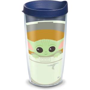 imageTervis The Mandalorian Child in Carrier Triple Walled Insulated Tumbler Travel Cup Keeps Drinks Cold ampamp Hot 20oz Legacy Stainless Steel 1 Count Pack of 1Classic