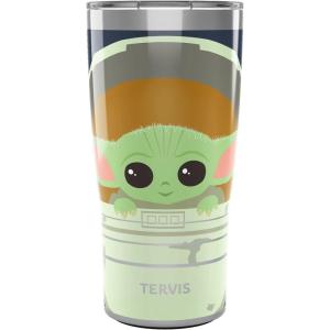 imageTervis The Mandalorian Child in Carrier Triple Walled Insulated Tumbler Travel Cup Keeps Drinks Cold ampamp Hot 20oz Legacy Stainless Steel 1 Count Pack of 1Stainless Steel