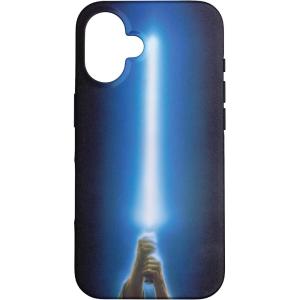 imageiPhone 16 Star Wars Luke Skywalker Blue Lightsaber Black CaseiPhone 16