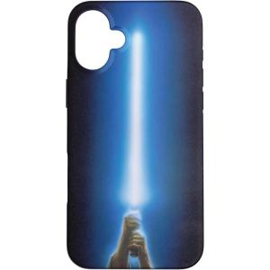 imageiPhone 16 Star Wars Luke Skywalker Blue Lightsaber Black CaseiPhone 16 Plus