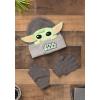 imageStar Wars Beanie Hat and Gloves Set Kids Winter Knit Cap and Matching MittensGrey