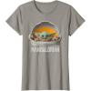 imageStar Wars The Mandalorian The Child Floating Pod TShirtSlate Grey