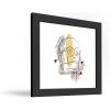 imageTrends International Gallery Pops Star Wars Saga  MidCentury Modern C3PO Wall Art Wall Poster 12quot x 12quot Black Framed VersionBlack Framed Version