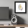 imageTrends International Gallery Pops Star Wars Saga  MidCentury Modern C3PO Wall Art Wall Poster 12quot x 12quot Black Framed VersionBlack Framed Version