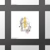 imageTrends International Gallery Pops Star Wars Saga  MidCentury Modern C3PO Wall Art Wall Poster 12quot x 12quot Black Framed VersionUnframed Version