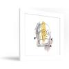 imageTrends International Gallery Pops Star Wars Saga  MidCentury Modern C3PO Wall Art Wall Poster 12quot x 12quot Black Framed VersionWhite Framed Version