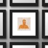 imageTrends International Gallery Pops Star Wars Saga  Neutral Abstract C3PO Wall Art Wall Poster 12quot x 12quot Black Framed VersionBlack Framed Version