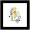 imageTrends International Gallery Pops Star Wars Saga  MidCentury Modern C3PO Wall Art Wall Poster 12quot x 12quot Black Framed VersionBlack Framed Version