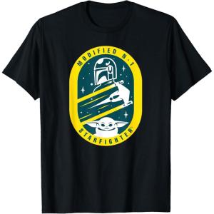 imageStar Wars The Mandalorian and Grogu Modified N1 Starfighter TShirtBlack