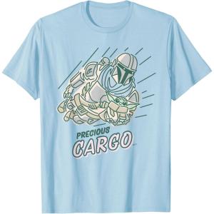 imageStar Wars The Mandalorian and Grogu Precious Cargo TShirtBaby Blue