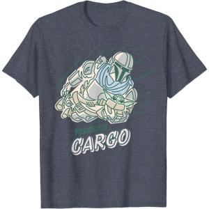 imageStar Wars The Mandalorian and Grogu Precious Cargo TShirtHeather Blue