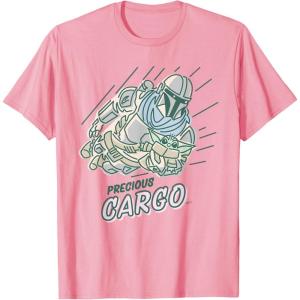 imageStar Wars The Mandalorian and Grogu Precious Cargo TShirtPink