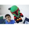 imageMattel Star Wars Plush 12inch Toy Boba Fett Rocket Launching Soft Doll Removable AirPowered Rocket Launcher with Projectile