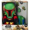 imageMattel Star Wars Plush 12inch Toy Boba Fett Rocket Launching Soft Doll Removable AirPowered Rocket Launcher with Projectile