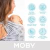 imageMoby Baby Wrap Carrier Featherknit for Newborns to Toddlers 833lbs Infant Sling Carrier Lightweight ampamp Hands Free Design Adjustable for All Body Types Playful PadawanDisneys MerryGoRound Mickey Mouse