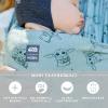 imageMoby Baby Wrap Carrier Featherknit for Newborns to Toddlers 833lbs Infant Sling Carrier Lightweight ampamp Hands Free Design Adjustable for All Body Types Playful PadawanPlayful Padawan