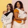 imageMoby Baby Wrap Carrier Featherknit for Newborns to Toddlers 833lbs Infant Sling Carrier Lightweight ampamp Hands Free Design Adjustable for All Body Types Playful PadawanDisneys Mickey Mouse All Ears