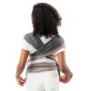 imageMoby Baby Wrap Carrier Featherknit for Newborns to Toddlers 833lbs Infant Sling Carrier Lightweight ampamp Hands Free Design Adjustable for All Body Types Playful PadawanTaupeCharcoal
