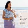 imageMoby Baby Wrap Carrier Featherknit for Newborns to Toddlers 833lbs Infant Sling Carrier Lightweight ampamp Hands Free Design Adjustable for All Body Types Playful PadawanAriel in Amethyst