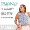 imageMoby Baby Wrap Carrier Featherknit for Newborns to Toddlers 833lbs Infant Sling Carrier Lightweight ampamp Hands Free Design Adjustable for All Body Types Playful PadawanDisneys MerryGoRound Mickey Mouse
