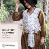 imageMoby Baby Wrap Carrier Featherknit for Newborns to Toddlers 833lbs Infant Sling Carrier Lightweight ampamp Hands Free Design Adjustable for All Body Types Playful PadawanDisneys Winnie The Pooh  Pals