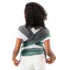 imageMoby Baby Wrap Carrier Featherknit for Newborns to Toddlers 833lbs Infant Sling Carrier Lightweight ampamp Hands Free Design Adjustable for All Body Types Playful PadawanJadeGrey
