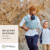 imageMoby Baby Wrap Carrier Featherknit for Newborns to Toddlers 833lbs Infant Sling Carrier Lightweight ampamp Hands Free Design Adjustable for All Body Types Playful PadawanPlayful Padawan