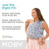 imageMoby Baby Wrap Carrier Featherknit for Newborns to Toddlers 833lbs Infant Sling Carrier Lightweight ampamp Hands Free Design Adjustable for All Body Types Playful PadawanDisneys MerryGoRound Mickey Mouse