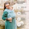 imageMoby Baby Wrap Carrier Featherknit for Newborns to Toddlers 833lbs Infant Sling Carrier Lightweight ampamp Hands Free Design Adjustable for All Body Types Playful PadawanPlayful Padawan