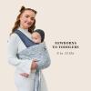 imageMoby Baby Wrap Carrier Featherknit for Newborns to Toddlers 833lbs Infant Sling Carrier Lightweight ampamp Hands Free Design Adjustable for All Body Types Playful PadawanPlayful Padawan