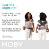 imageMoby Baby Wrap Carrier Featherknit for Newborns to Toddlers 833lbs Infant Sling Carrier Lightweight ampamp Hands Free Design Adjustable for All Body Types Playful PadawanTaupeCharcoal
