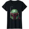imageStar Wars  Boba Fett Helmet TShirtBlack