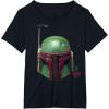 imageStar Wars  Boba Fett Helmet TShirtBlack