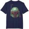 imageStar Wars  Boba Fett Helmet TShirtNavy Blue