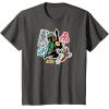 imageStar Wars  Boba Fett Stickers TShirtAsphalt Grey