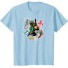 imageStar Wars  Boba Fett Stickers TShirtBaby Blue