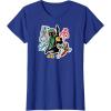 imageStar Wars  Boba Fett Stickers TShirtRoyal Blue