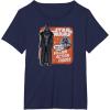 imageStar Wars  Darth Vadar Action Figure TShirtNavy Blue