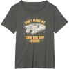 imageStar Wars  Dont Make Me Turn This Ship Around TShirtAsphalt Grey