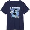 imageStar Wars  Lando Concert Tee TShirtNavy Blue