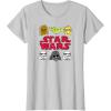 imageStar Wars  Logo Doodle TShirtSilver Grey