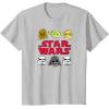 imageStar Wars  Logo Doodle TShirtSilver Grey