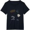 imageStar Wars  Multiple Ships TShirtBlack