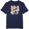 imageStar Wars  The Force Awakens BB8 Collegiate TShirtNavy Blue